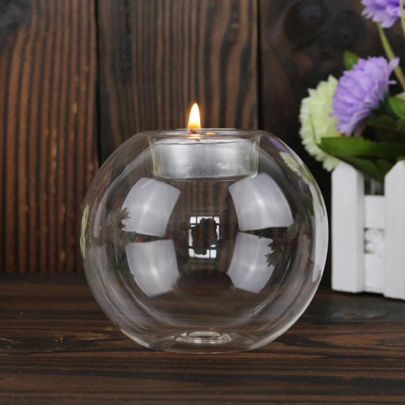 Glass Tea-Light Holder