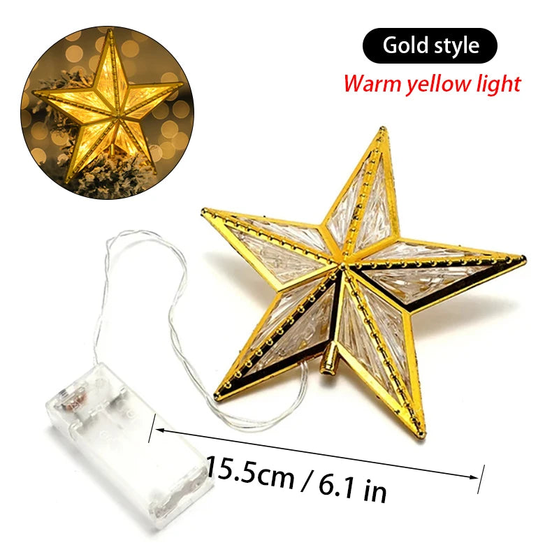 LED Star Tree Topper