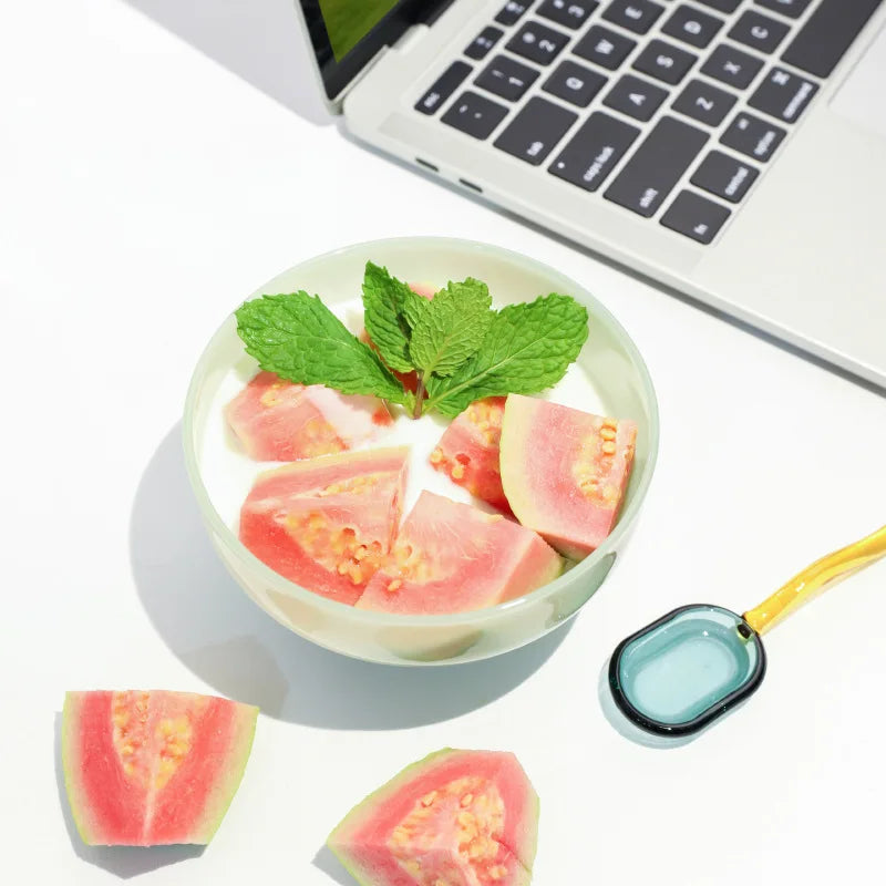 Color Blocking Glass Bowls