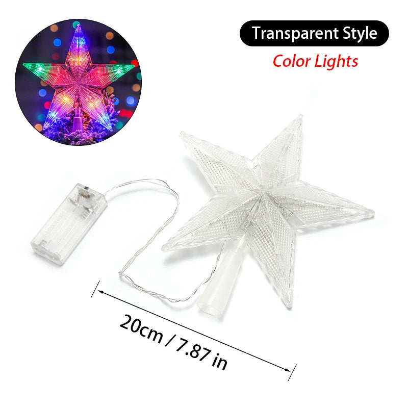 LED Star Tree Topper
