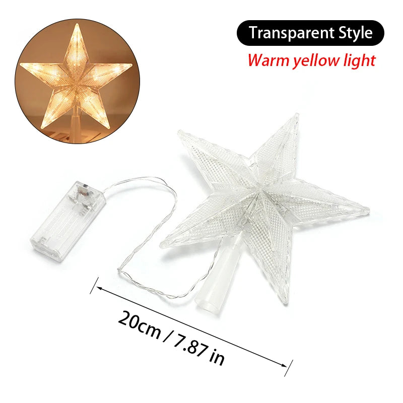 LED Star Tree Topper