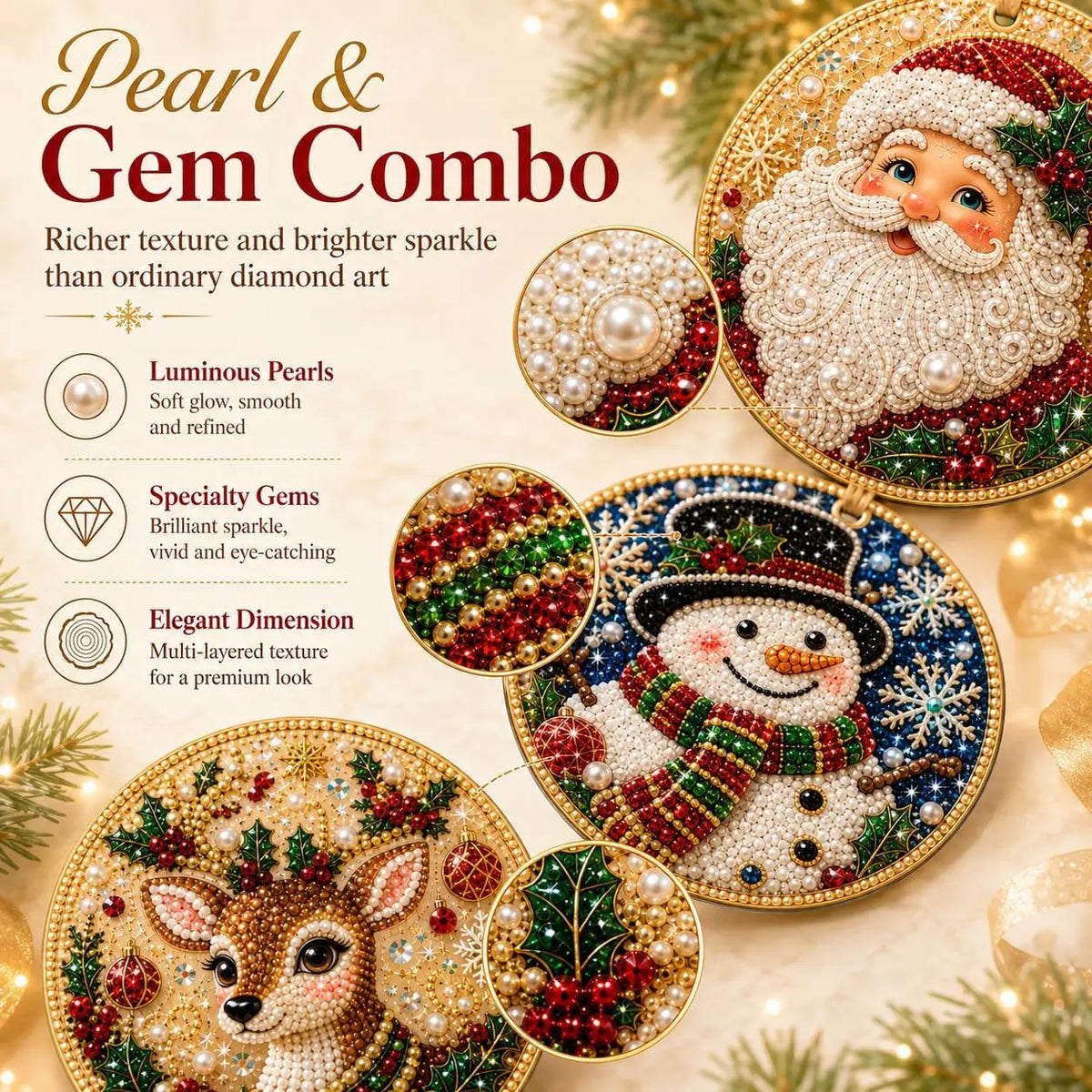 Wooden Ornament DIY pack