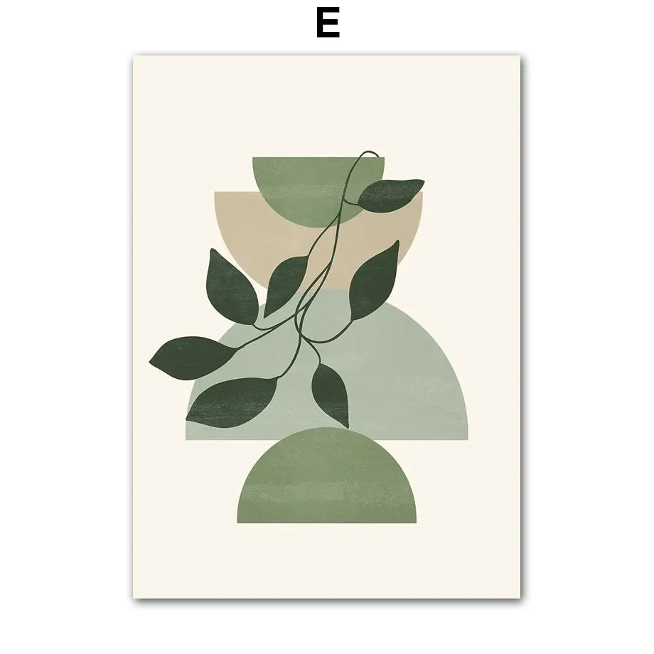 Boho Canvas Wall Art Design E