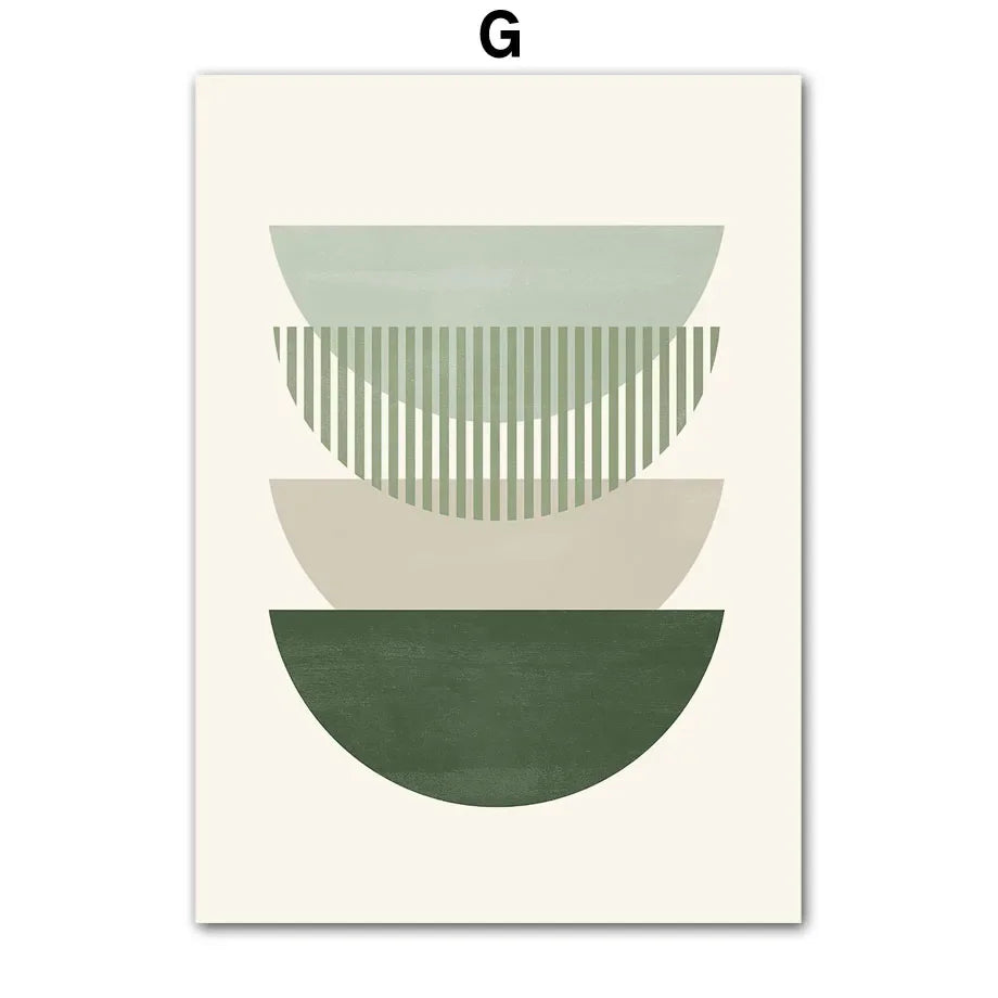 Boho Canvas Wall Art Design G