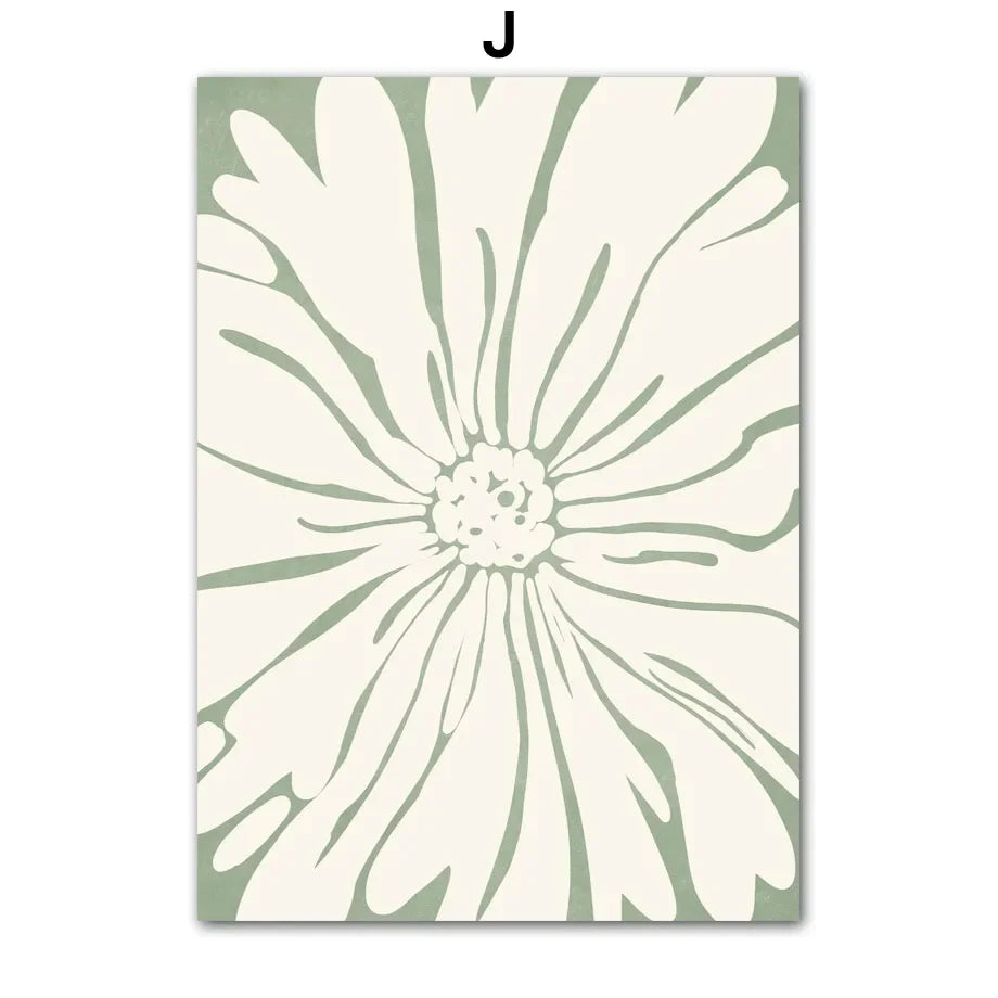 Boho Canvas Wall Art Design J