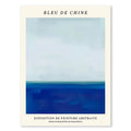Blue Face Canvas Wall Art Design 09
