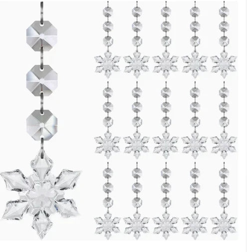 Acrylic Crystal Snowflake Ornaments